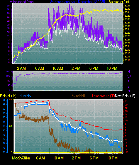24 Hour Graph for Day 12