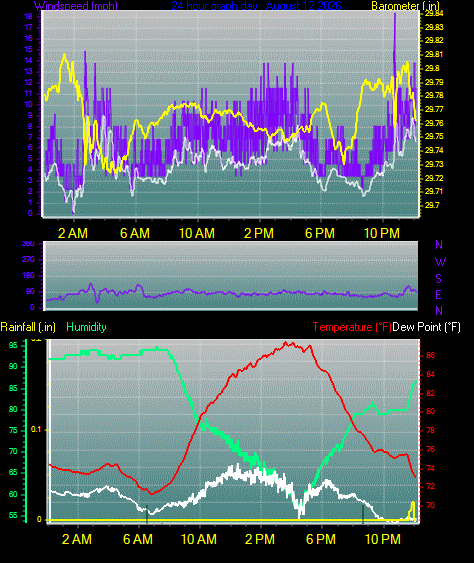 24 Hour Graph for Day 12